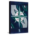 thumbnail image 1 of MLB Seattle Mariners - Logo 25 Canvas Wall Poster, 14.725" x 22.375", 1 of 4