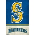thumbnail image 1 of MLB Seattle Mariners - Retro Logo 18 Wall Poster, 22.375" x 34", 1 of 2