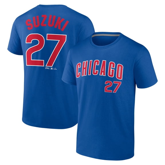 MLB Seiya Suzuki Chicago Cubs Men's Player T-Shirt