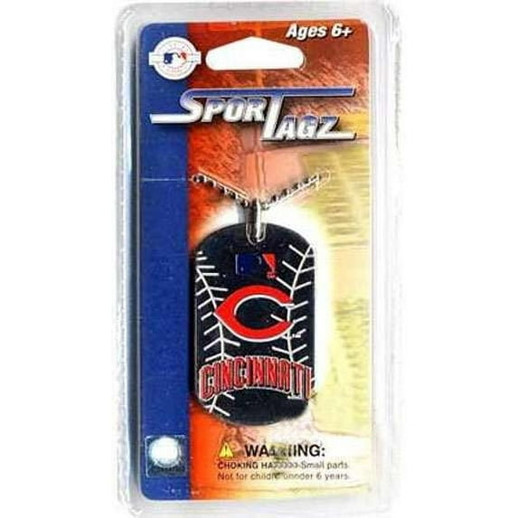 MLB SportTagz Cincinnati Reds Dog Tag