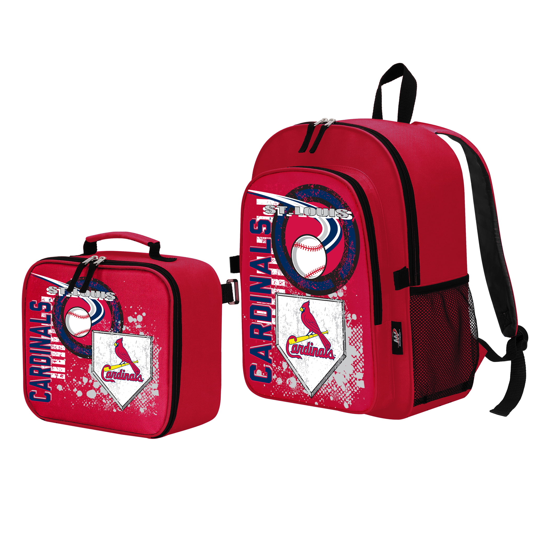 MLB St. Louis Cardinals Accelerator Backpack and Lunch Kit Set