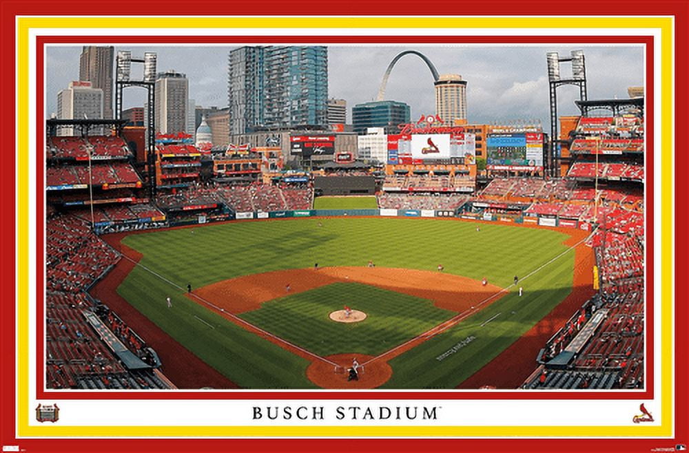 MLB St. Louis Cardinals 6x19 Stadium 3D View Banner