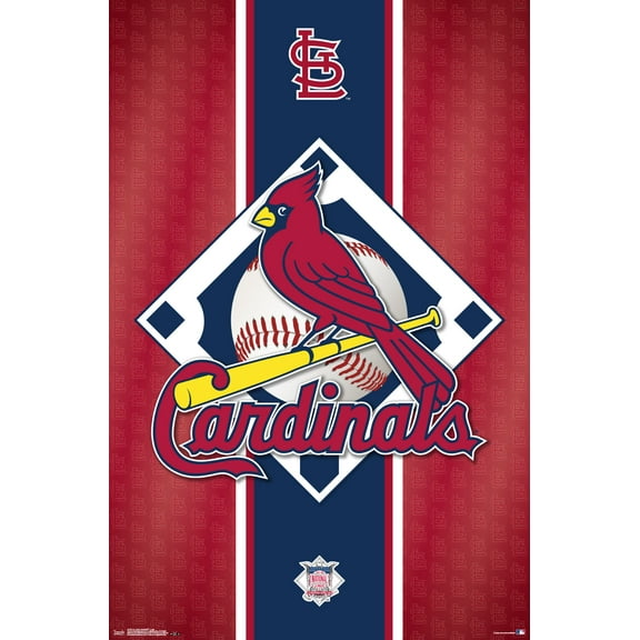 MLB St. Louis Cardinals - Logo 15 Wall Poster, 22.375" x 34"