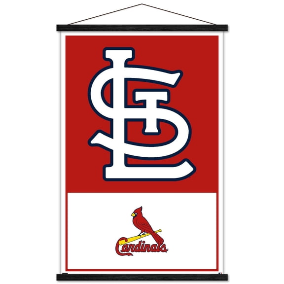 St. Louis Cardinals 24" x 34.75" Magnetic Framed Logo Poster