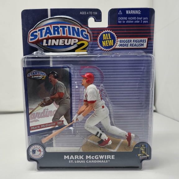 MLB Starting Lineup 2 Collectible Mark McGwire Cardinals Figure by Kenner 2000