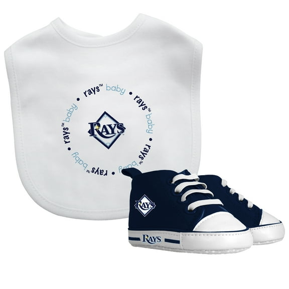 MLB Tampa Bay Rays Bib & Prewalker Baby Gift Set