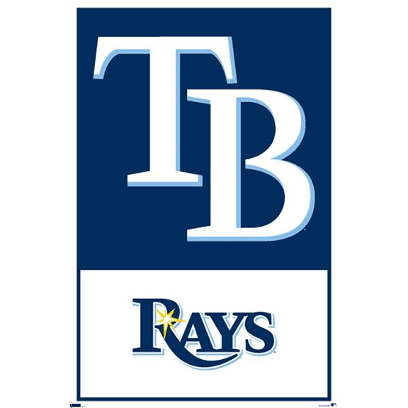 MLB Tampa Bay Rays - Logo 22 Wall Poster, 22.375" x 34"