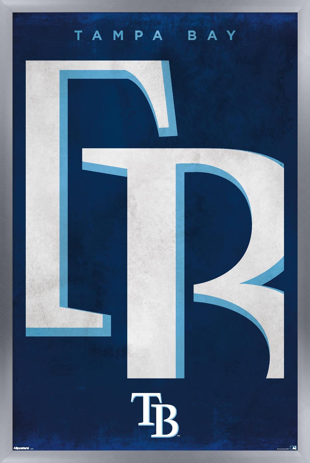 MLB Tampa Bay Rays - Logo 25 Wall Poster, 22.375