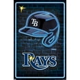 thumbnail image 1 of MLB Tampa Bay Rays - Neon Helmet 23 Wall Poster, 22.375" x 34", 1 of 4
