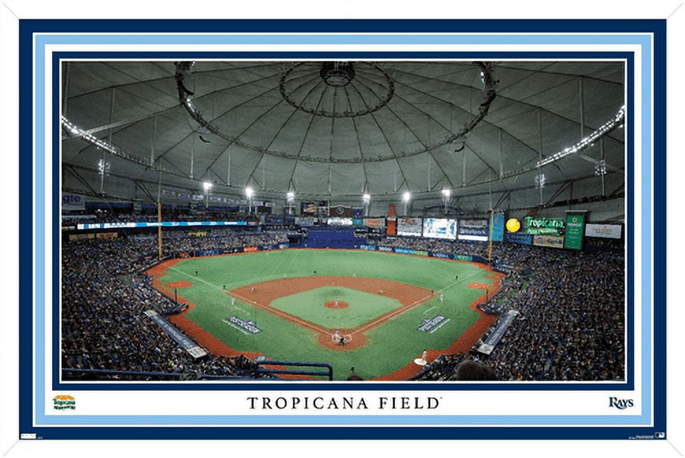 MLB Tampa Bay Rays - Tropicana Field 22 Wall Poster with Push Pins