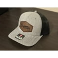 thumbnail image 1 of MLB Team Hat | Leather Patch Hat | Braves Hat | Baseball Hat | Leatherette| Trucker Hat, 1 of 3