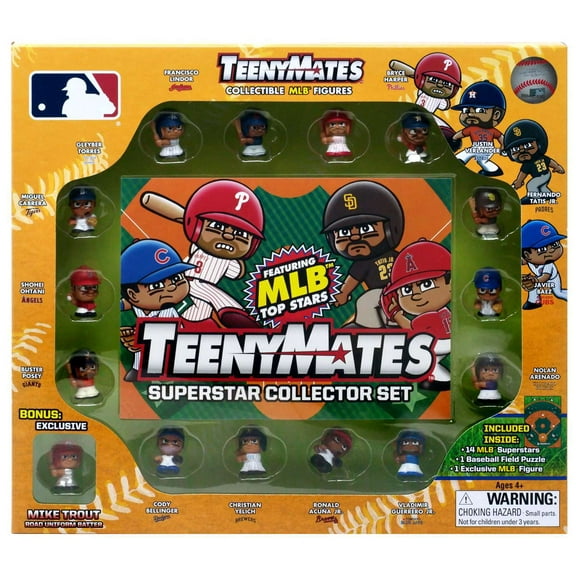 MLB TeenyMates Baseball Superstar Collector Set