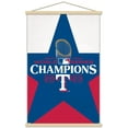 thumbnail image 1 of MLB Texas Rangers - 2023 World Series Team Logo Wall Poster with Magnetic Frame, 22.375" x 34", 1 of 8