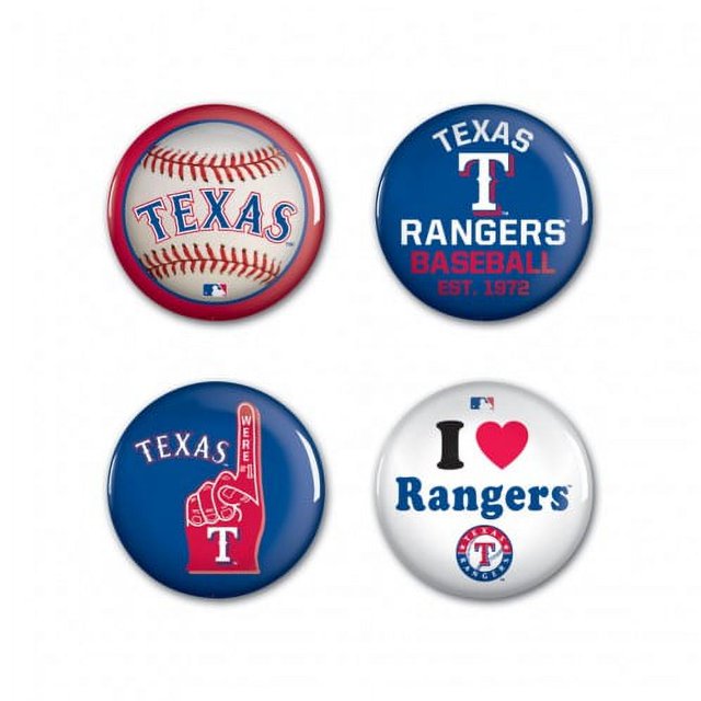 MLB Texas Rangers 4 Pack 1.25