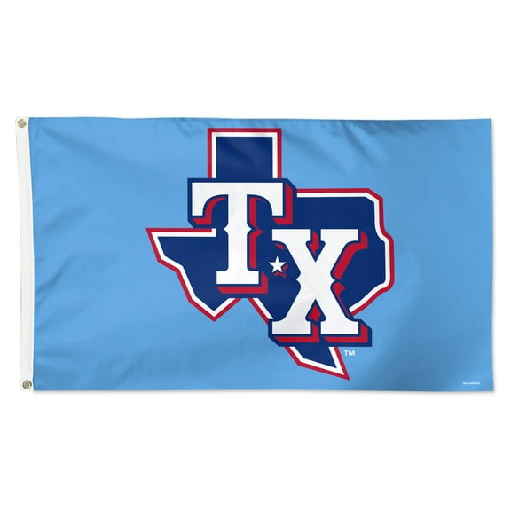 MLB Texas Rangers Blue 3' x 5' Deluxe Flag