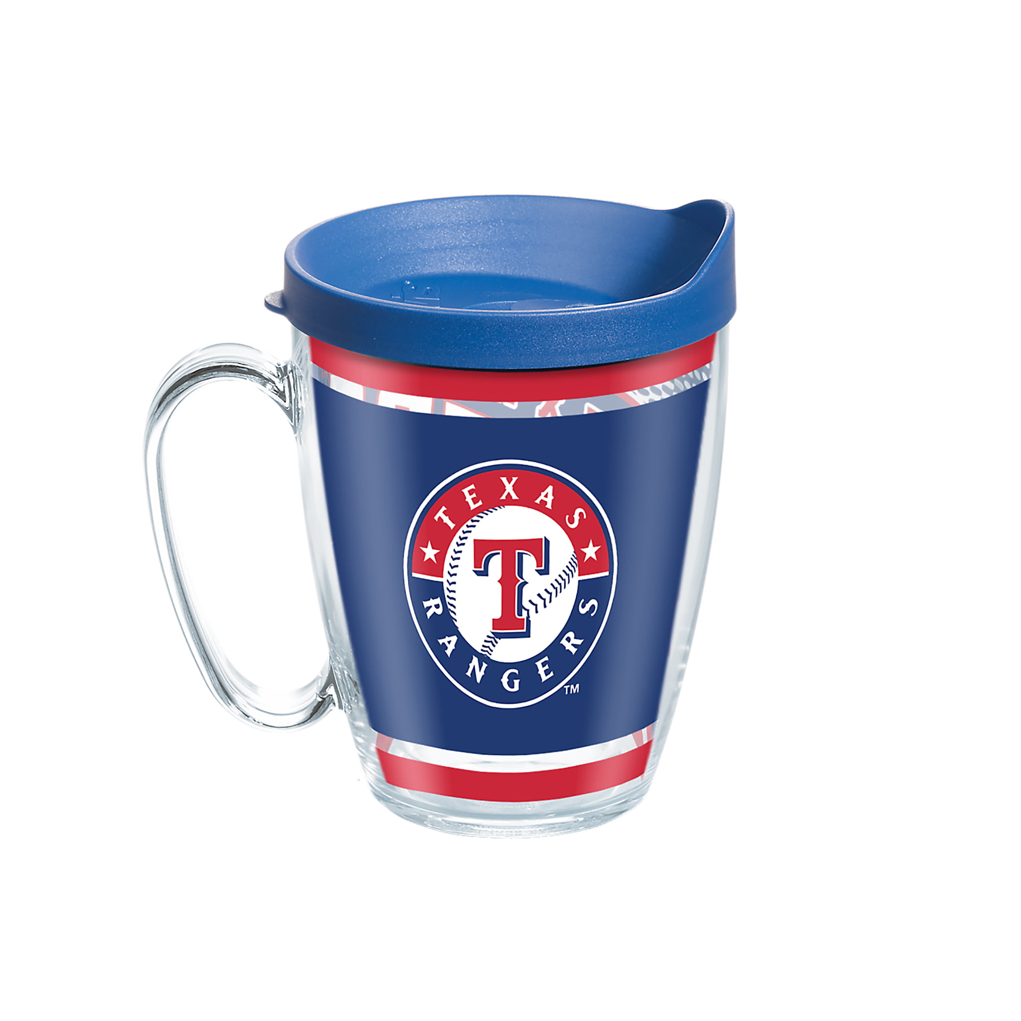MLB Texas Rangers Legend 16 oz Coffee Mug with lid 