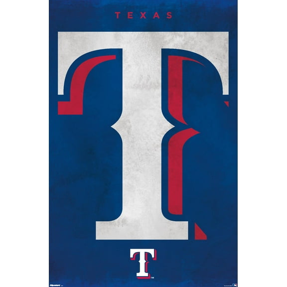 MLB Texas Rangers - Logo 25 Wall Poster, 14.725" x 22.375"