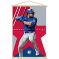 thumbnail image 1 of MLB Texas Rangers - Marcus Semien 23 Wall Poster with Magnetic Frame, 22.375" x 34", 1 of 6
