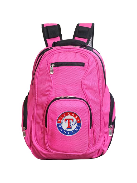 MLB Texas Rangers Pink Premium Laptop Backpack