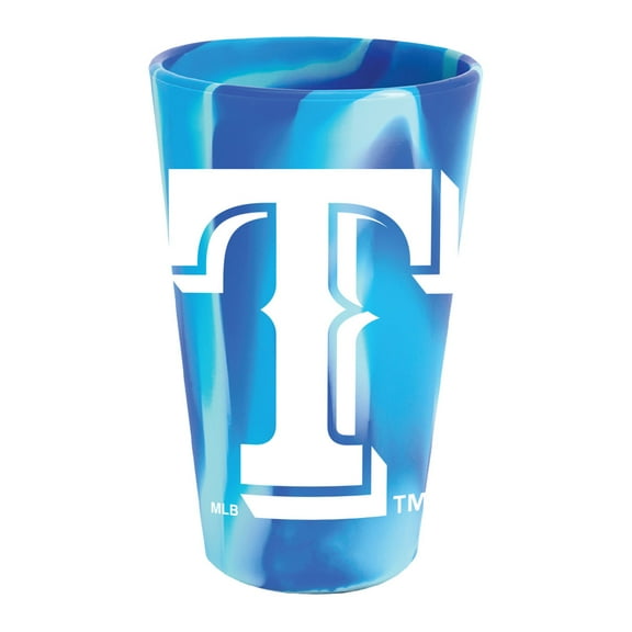MLB Texas Rangers Team Fashion 16oz Silicone Pint Glass