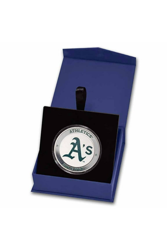 The Athletics 1 oz Silver Colorized Round (w/ Box)