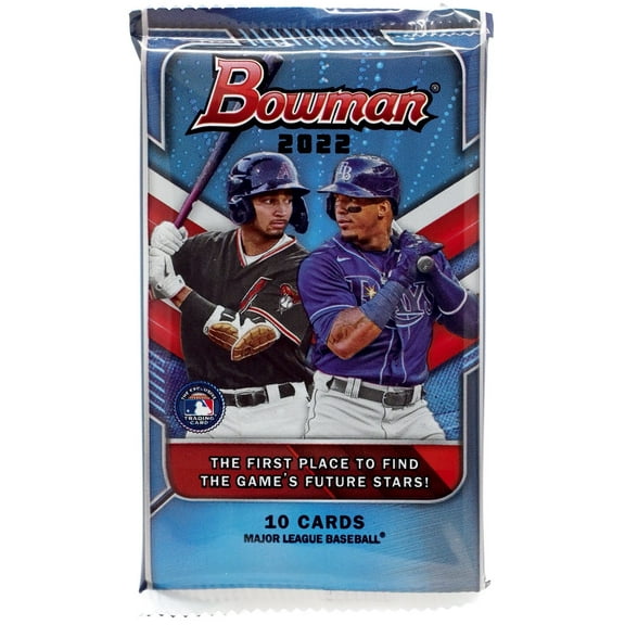 MLB Topps 2022 Bowman Baseball Trading Card MEGA Pack (10 Cards)