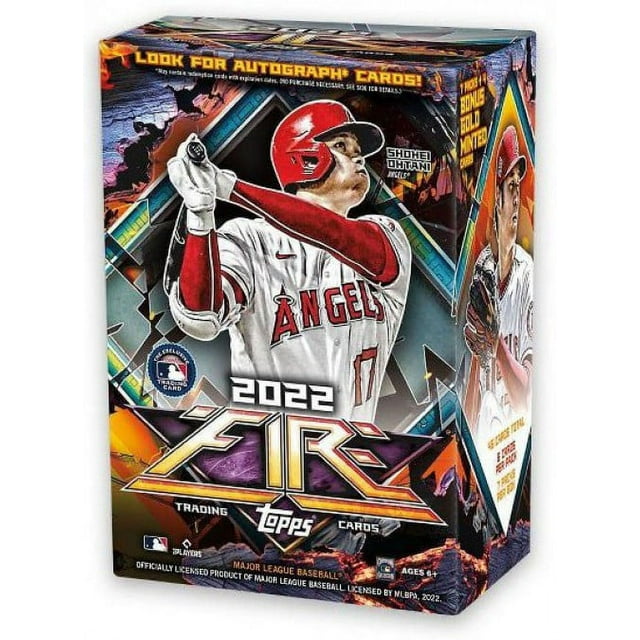 MLB Topps 2022 Fire Baseball Trading Card BLASTER Box (7 Packs