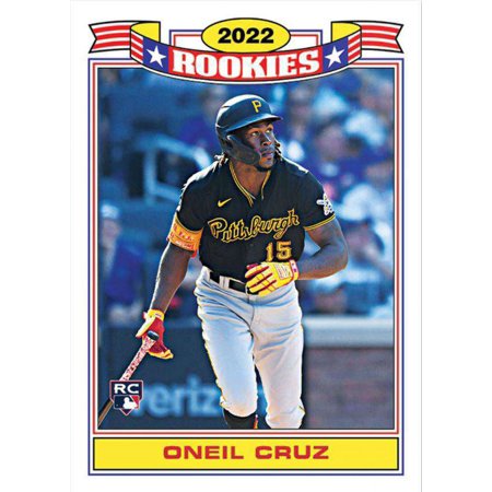 MLB Topps 2022 Throwback Thursday Set #49 Oneil Cruz Trading Card #145 (1991 Topps Glossy Rookie)