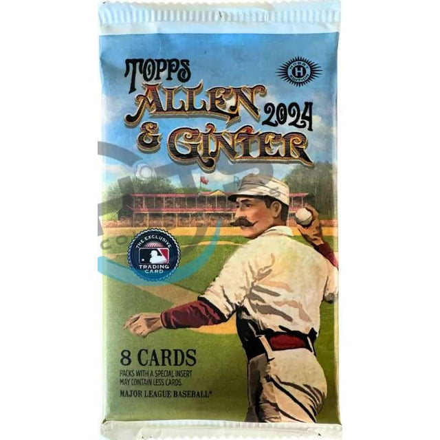 MLB Topps 2024 Allen & Ginter Baseball Trading Card HOBBY Pack (8 Cards