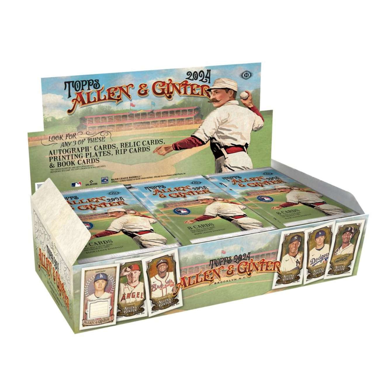 MLB Topps 2024 Allen & Ginter Baseball Trading Card Hobby Box (24 Packs per Box)