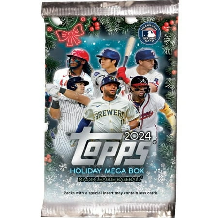 MLB Topps 2024 HOLIDAY Baseball Trading Card MEGA Pack