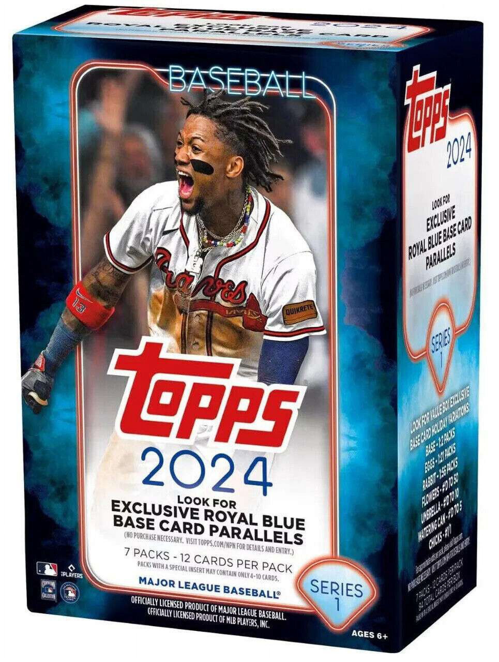 MLB Topps 2024 Series 1 Baseball Trading Card BLASTER Box (7 Packs