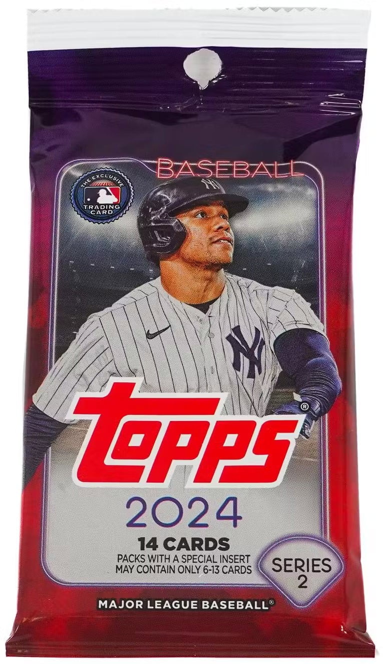 2024 Topps Baseball Series 2 Hobby Box - 20 Packs, 12 Cards Each | Classic MLB Trading Card Collection
