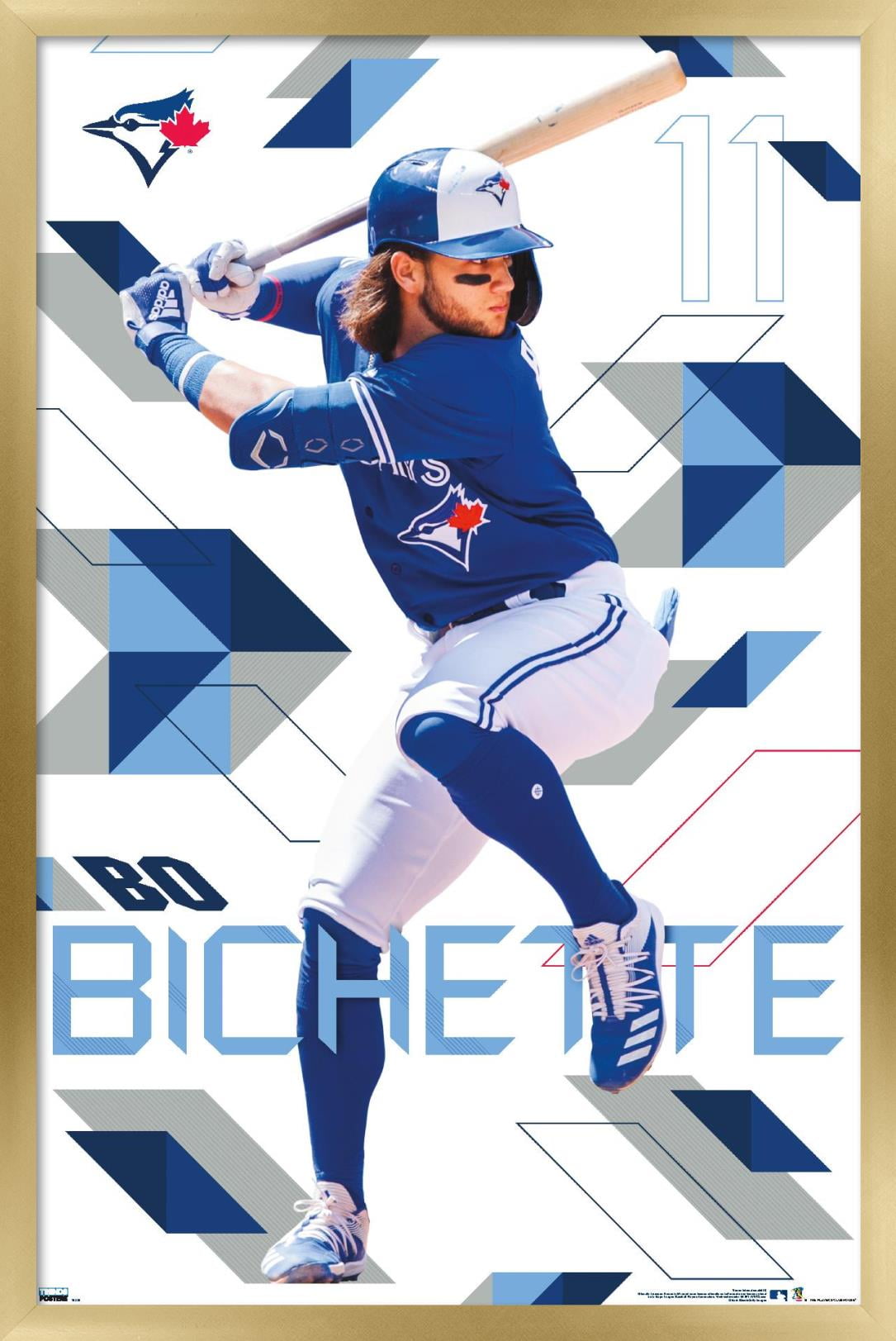 MLB Toronto Blue Jays - Bo Bichette Wall Poster with Magnetic Frame,  22.375 x 34 