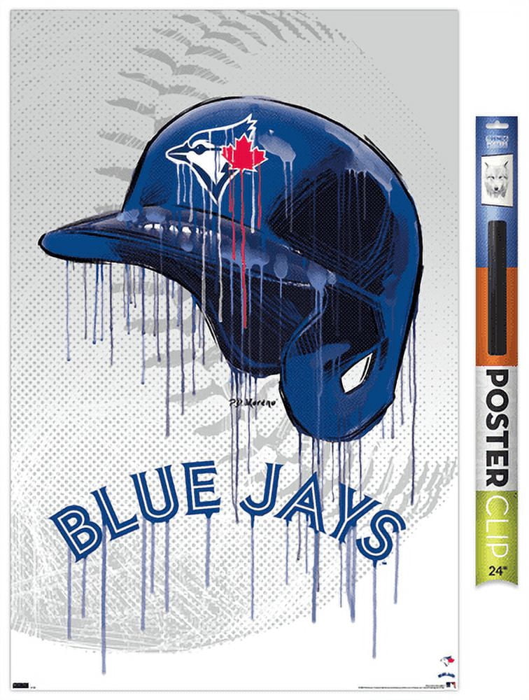 MLB Toronto Blue Jays - Drip Helmet 22 Wall Poster, 22.375" x 34"