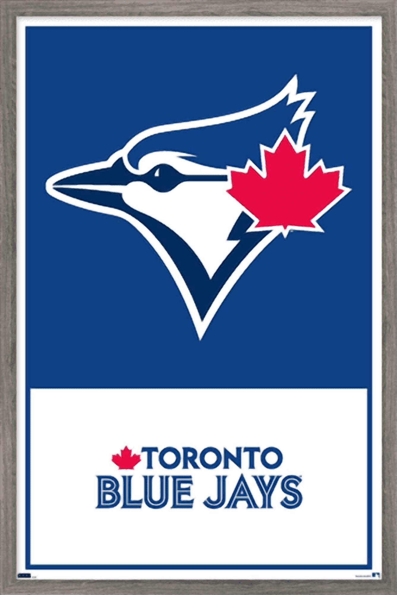 MLB Toronto Blue Jays - Logo 22 Wall Poster, 14.725" x 22.375" Framed