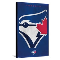 MLB Toronto Blue Jays - Logo 25 Canvas Wall Poster, 14.725" x 22.375"