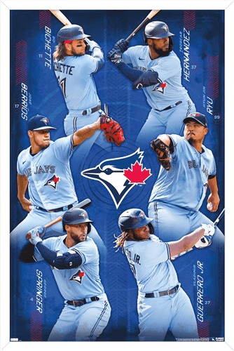 MLB Toronto Blue Jays - Team 22 Wall Poster with Magnetic Frame