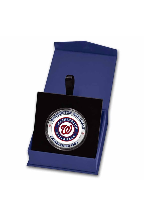 Washington Nationals 1 oz Silver Colorized Round (w/ Box)