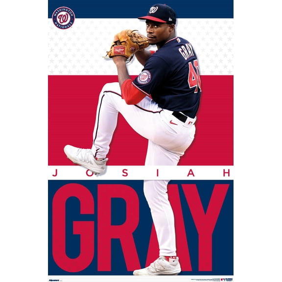 MLB Washington Nationals - Josiah Gray 23 Wall Poster, 22.375" x 34"