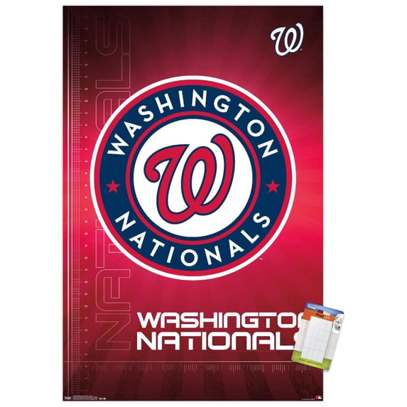 MLB Washington Nationals - Logo 16 Wall Poster, 14.725" x 22.375"
