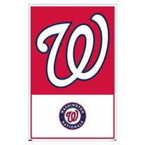 MLB Washington Nationals - Logo 22 Wall Poster, 14.725" x 22.375" Framed