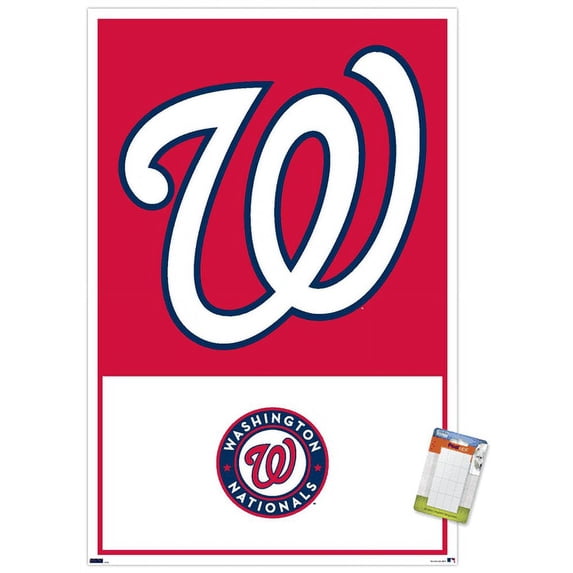 MLB Washington Nationals - Logo 22 Wall Poster, 14.725" x 22.375"