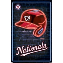 MLB Washington Nationals - Neon Helmet 23 Wall Poster, 22.375" x 34"