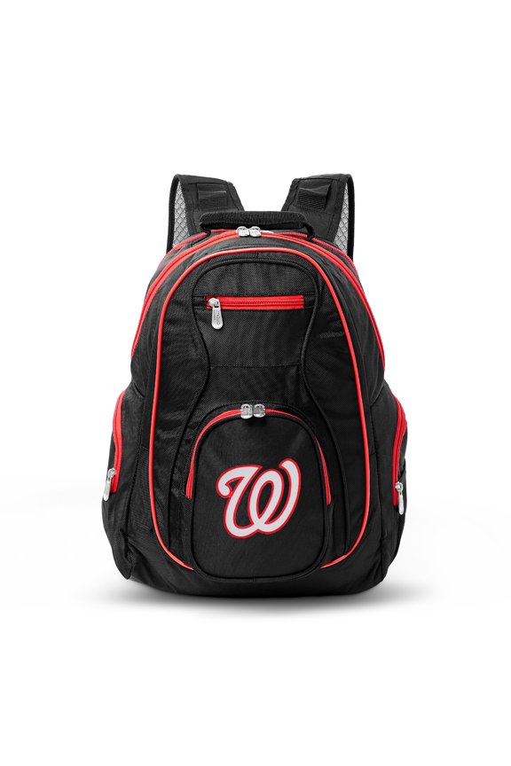 MLB Washington Nationals Premium Laptop Backpack with Colored Trim