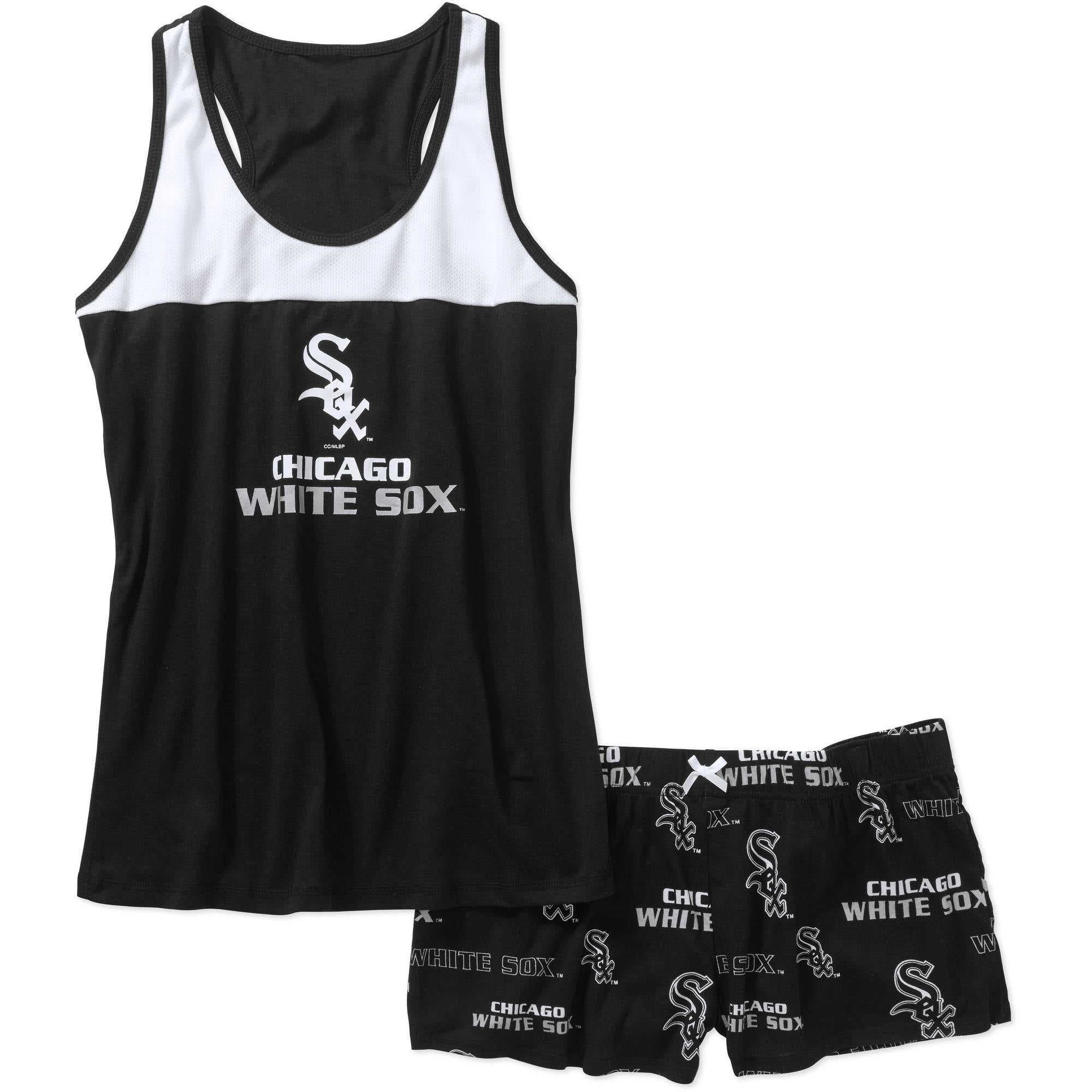 MLB Women's Chicago White Sox Tank Top and Shorts Set 