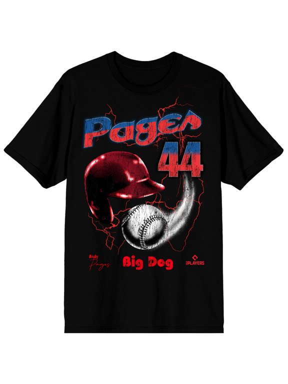 MLBPA Andy Pages Graphic Tee for Baseball Fans-Large