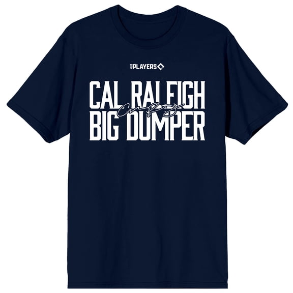MLBPA Cal Raleigh Big Dumper Adult Navy Crew Neck Short Sleeve T-shirt-XXL