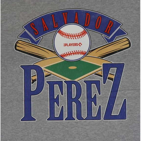 MLBPA Salvador Perez Logo Graphic Tee for Men-Small