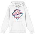 thumbnail image 1 of MLBPA Shohei Ohtani Leadoff Homer Adult White Long Sleeve Hooded Sweatshirt-Large, 1 of 3